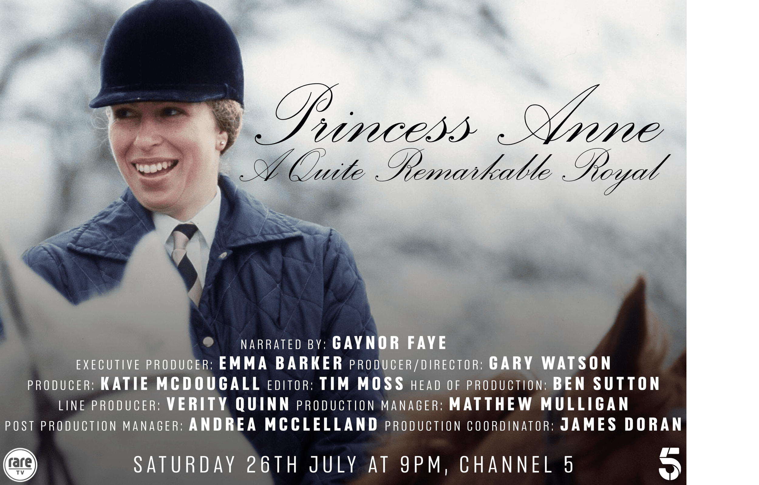 Princess Ann: A Quite Remarkable Royal — Documentary for Channel 5